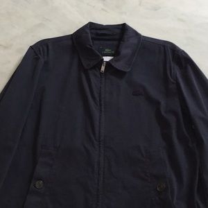 LACOSTE MENS SZ. 50 Zippered Blue Cotton Jacket